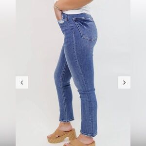 Vervet high rise slim jeans.